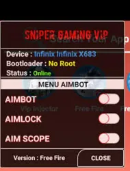 Sniper Gaming VIP Injector screenshot
